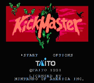 KickMaster (USA) screen shot title